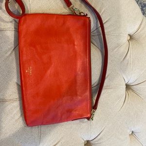 Fossil Orange crossbody